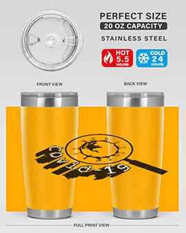 Covid Style 57#- corona virus- Tumbler