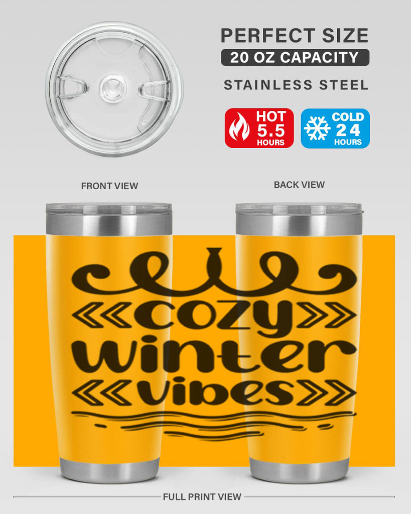 Cozy Winter Vibes 80#- winter- Tumbler
