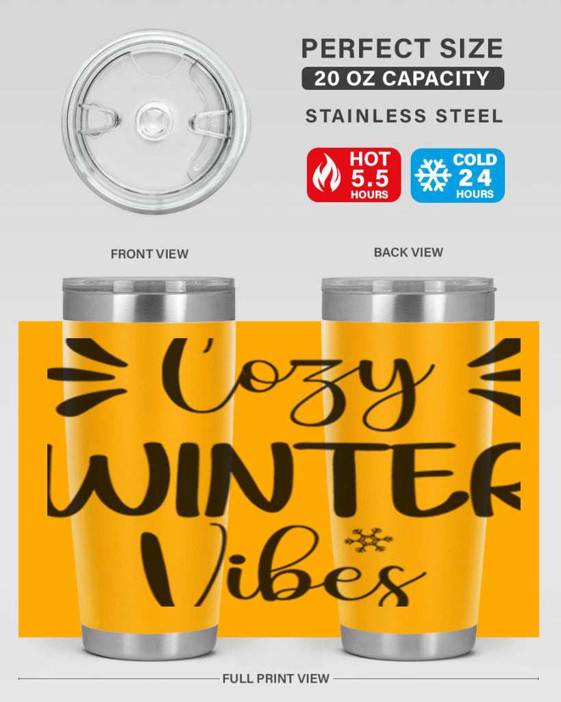 Cozy Winter Vibes76#- winter- Tumbler