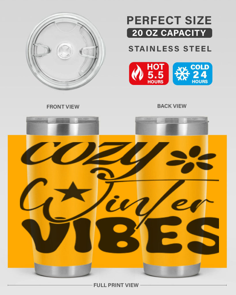 Cozy winter vibes 79#- winter- Tumbler