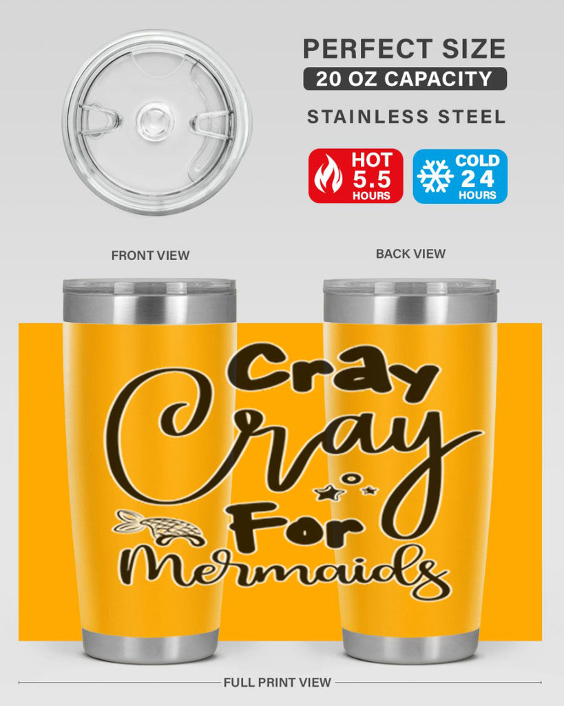 Cray Cray For Mermaids 88#- mermaid- Tumbler