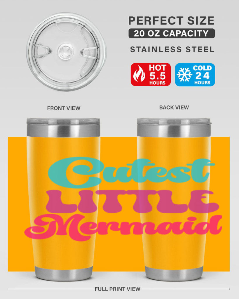 Cutest Little Mermaid 90#- mermaid- Tumbler