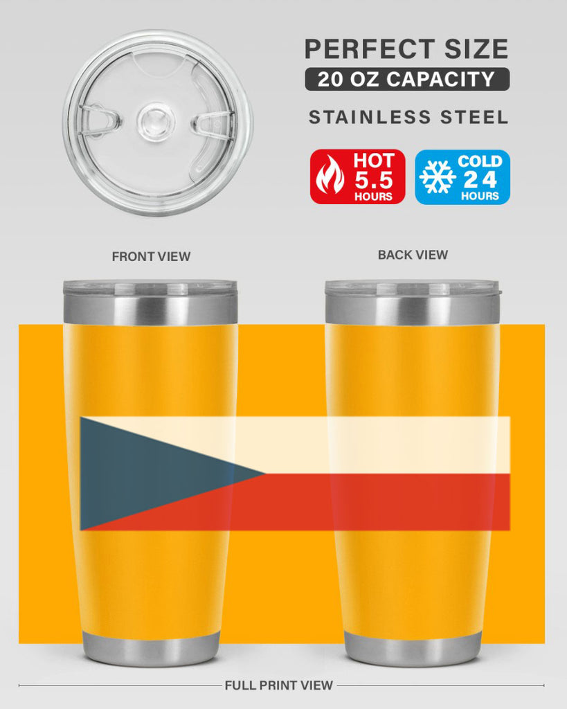 Czechia 152#- world flags- Tumbler