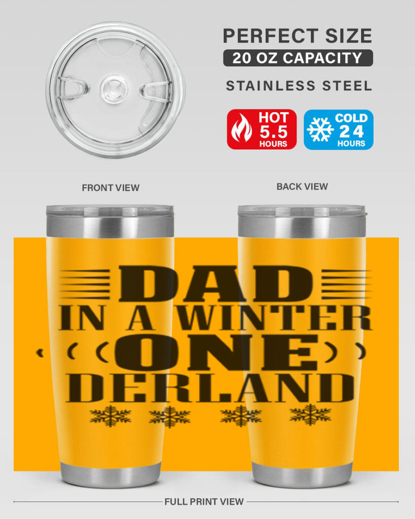DAD IN A WINTER ONE DERLAND 91#- winter- Tumbler