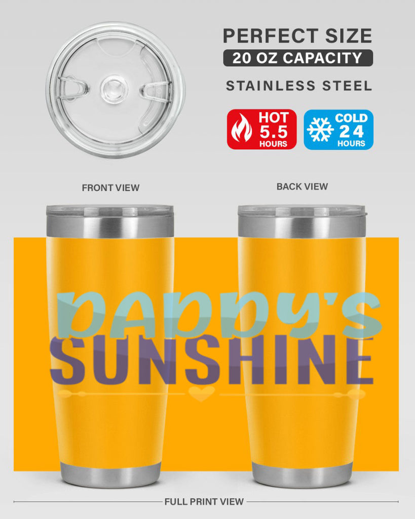 Daddys Sunshine 19#- dad- Tumbler