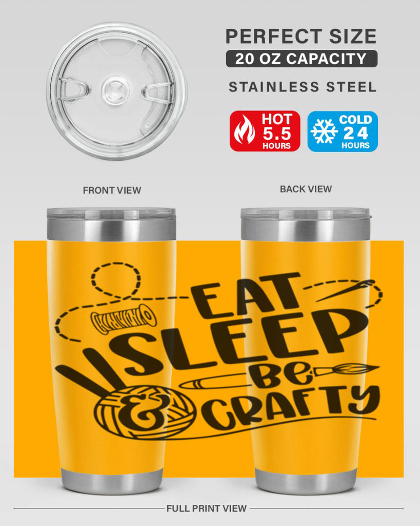 Eat Slepp Be Crafty 28#- crafting- Tumbler