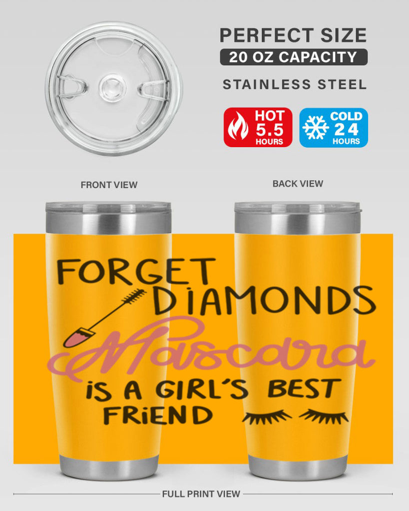 Forget Diamonds Mascara is a Girls Best Friend Style 100#- make up- Tumbler