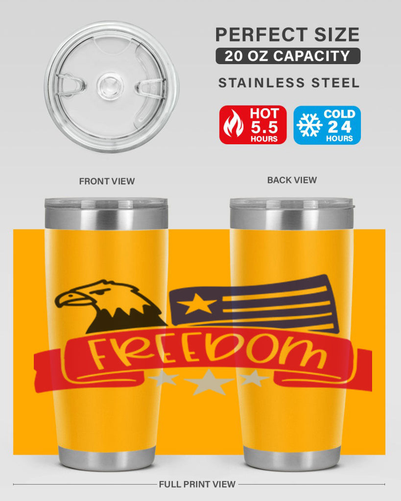 Freedom Style 147#- Fourt Of July- Tumbler