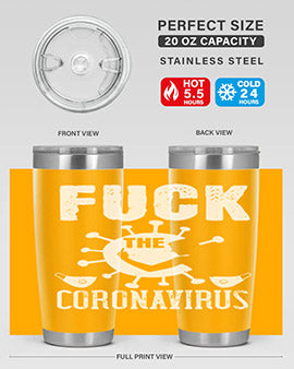 Fuck the CORONAVIRUS Style 39#- corona virus- Tumbler