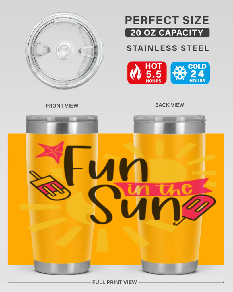 Fun In The Sun Style 45#- summer- Tumbler