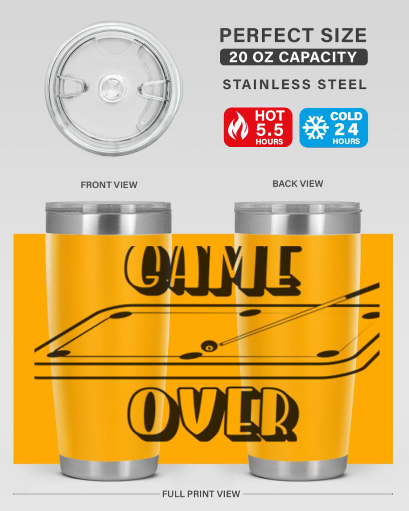 Game over 1218#- billards- Tumbler