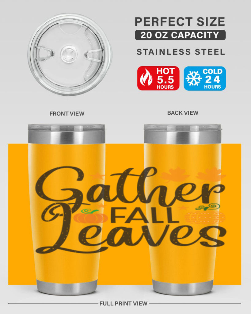 Gatherfallleaves 189#- fall- Tumbler