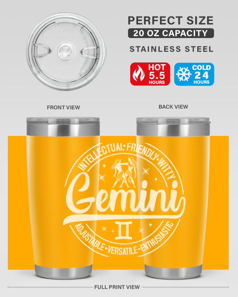 Gemini 226#- zodiac- Tumbler