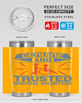 Genuine and Trusted Hospital Volunteer Style 2#- volunteer- Tumbler