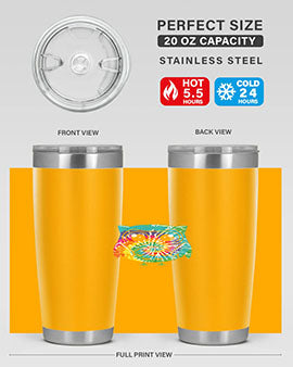 Graphic Owl Tiedye A TurtleRabbit 8#- owl- Tumblers