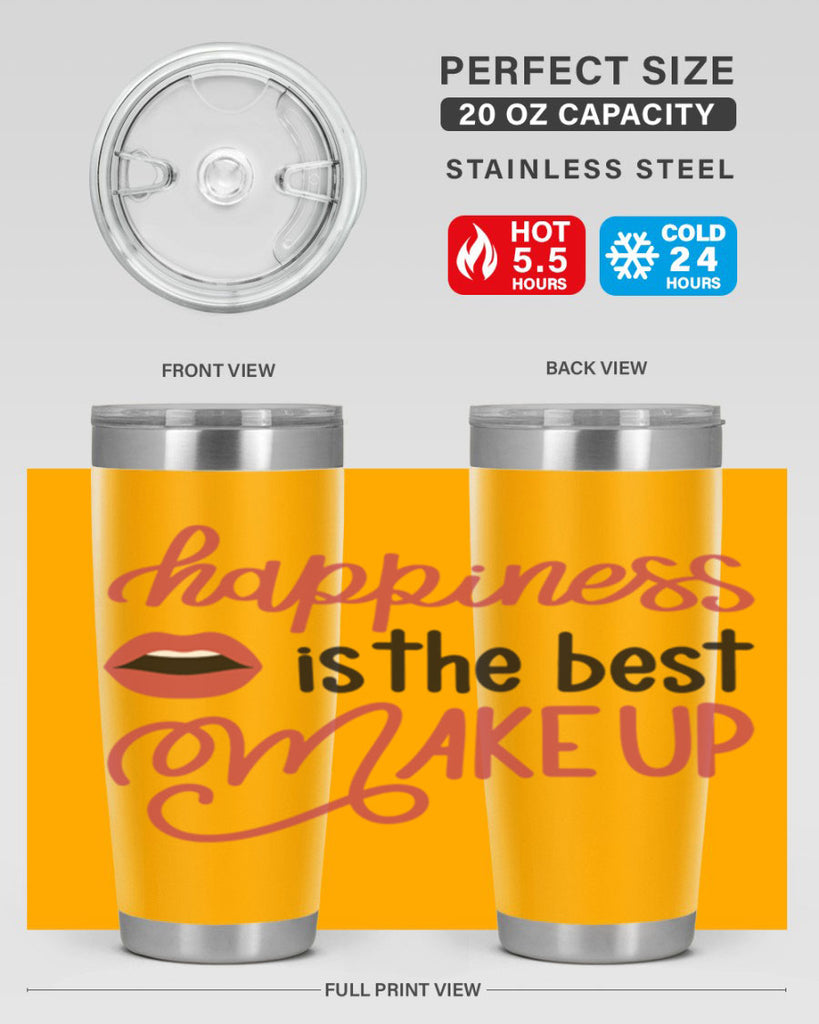Happiness is the Best Makeup Style 94#- make up- Tumbler