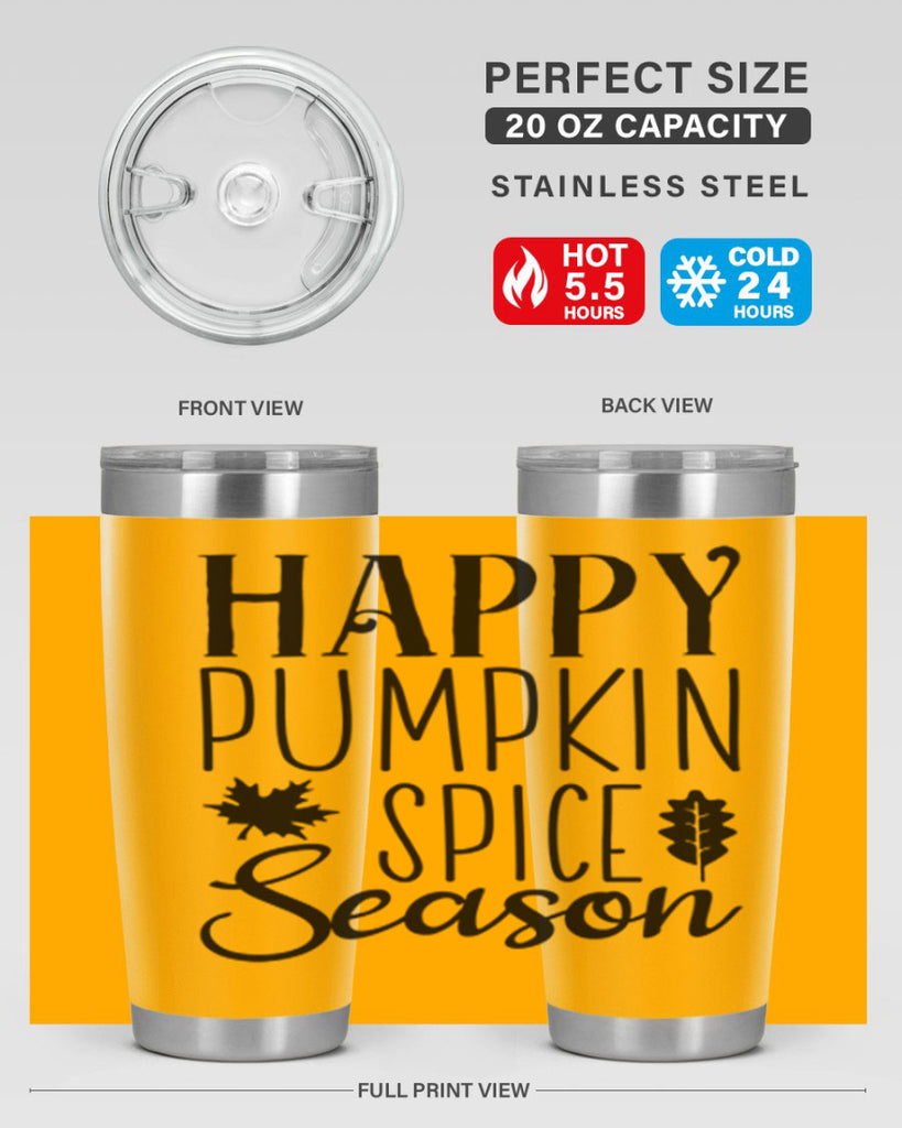 Happy Pumpkin Spice Sason 241#- fall- Tumbler