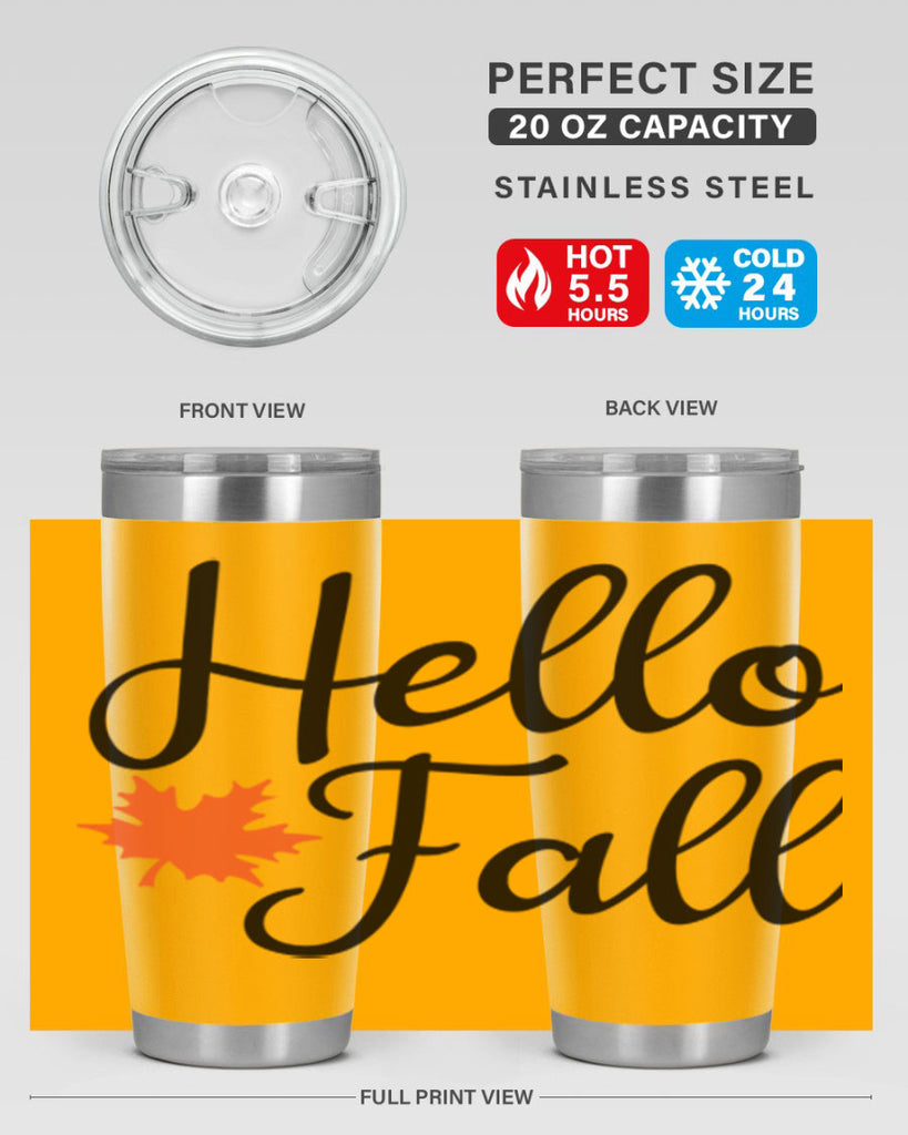 Hello Fall 274#- fall- Tumbler