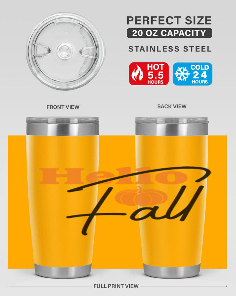 Hello Fall 279#- fall- Tumbler