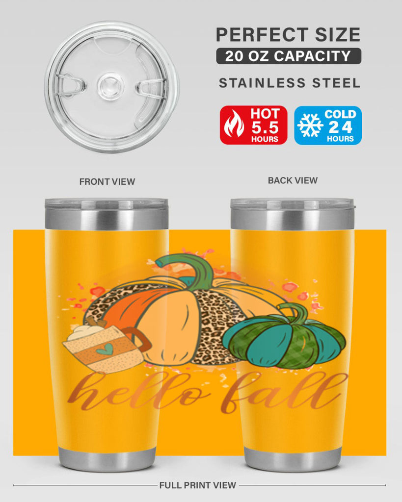 Hello Fall 282#- fall- Tumbler
