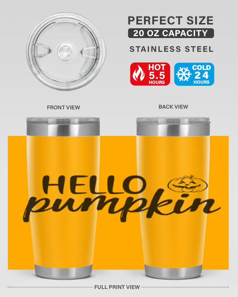 Hello Pumpkin 286#- fall- Tumbler
