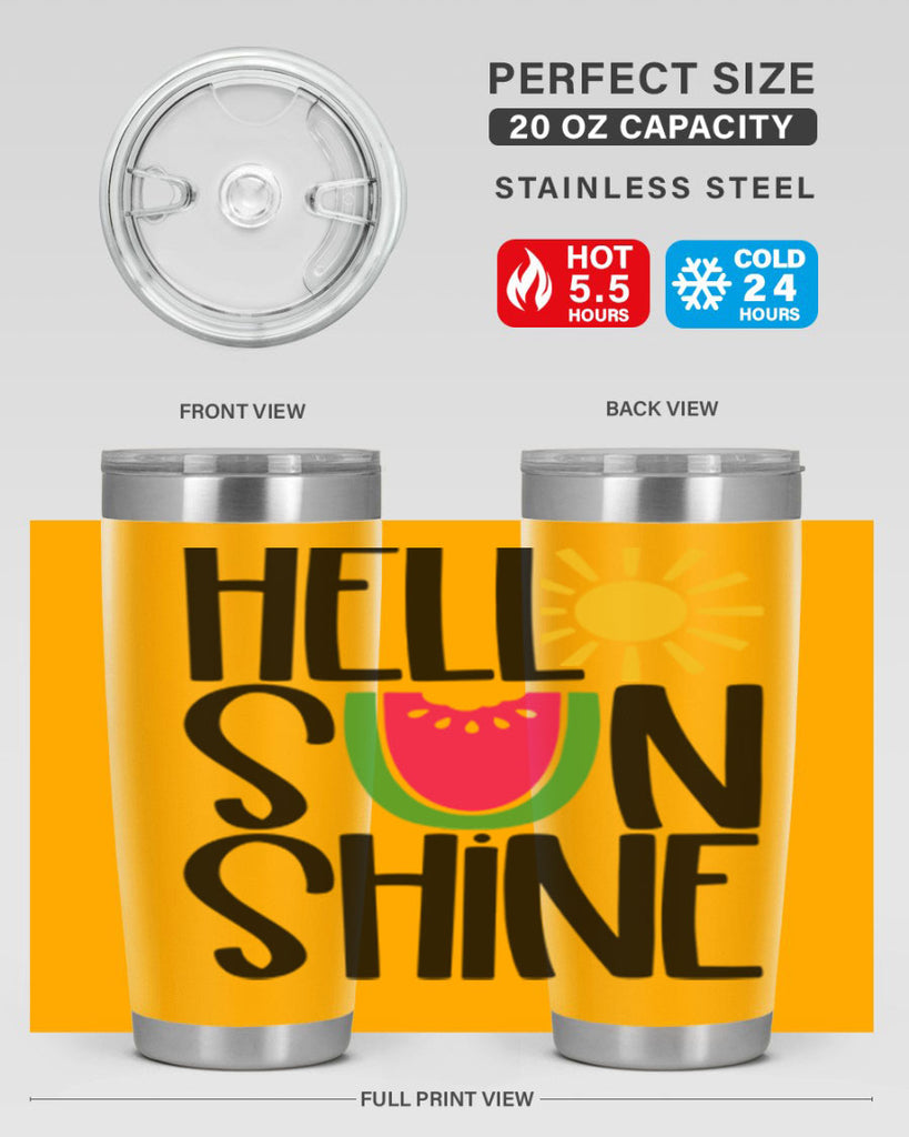 Hello Sunshine Style 37#- summer- Tumbler