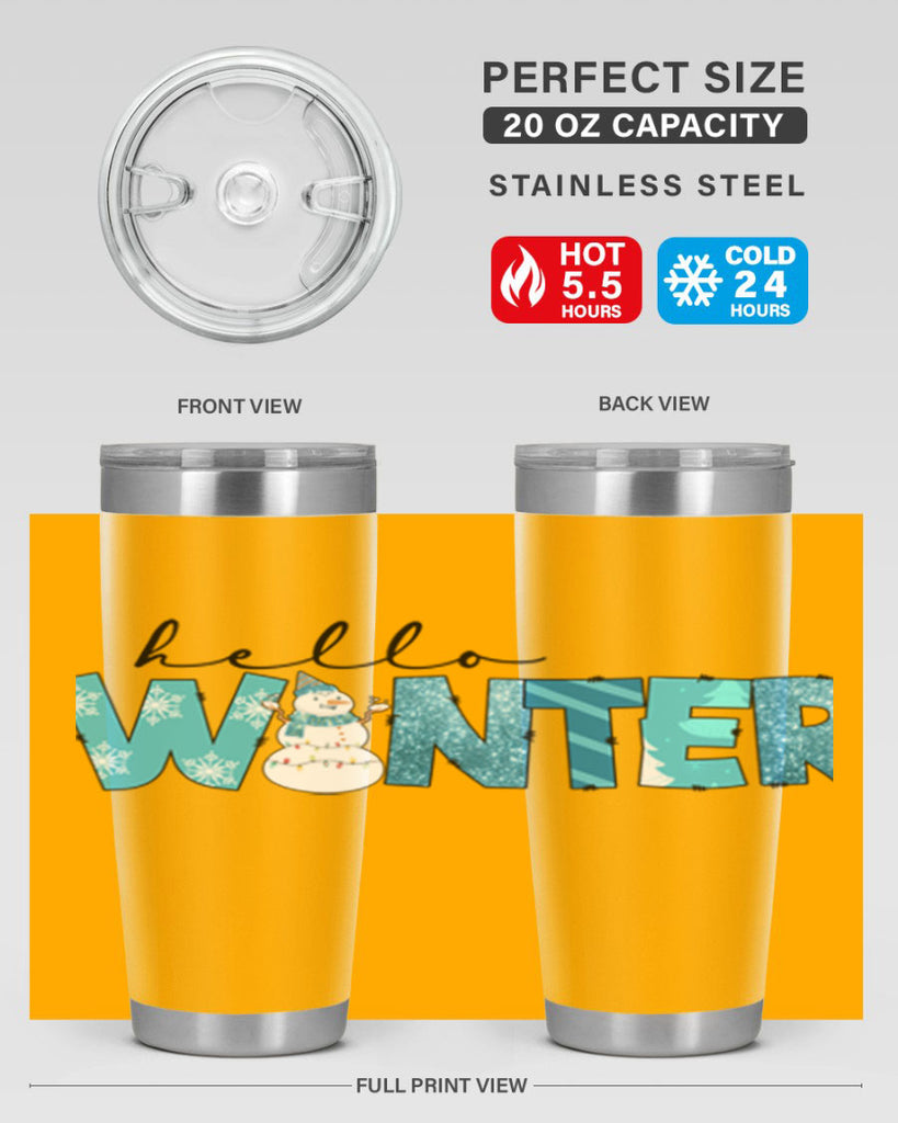 Hello Winter 188#- winter- Tumbler