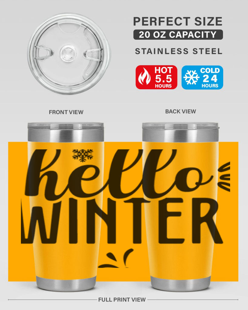 Hello Winter171#- winter- Tumbler