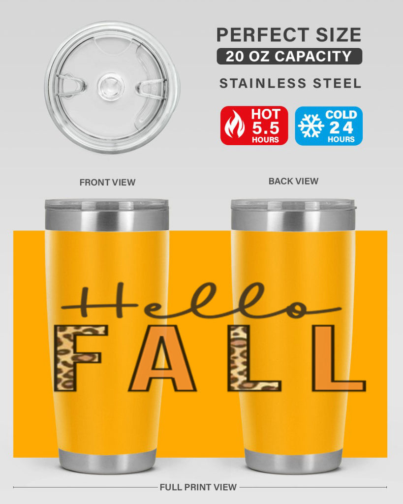 Hello fall 276#- fall- Tumbler