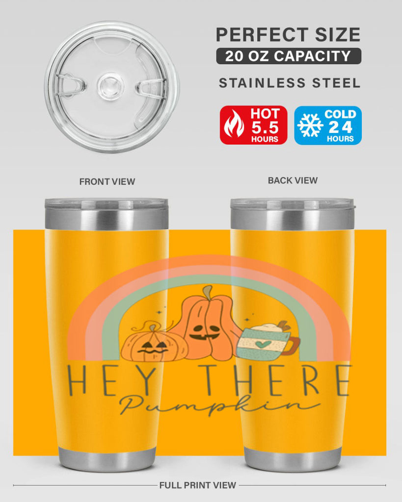 Hey There Pumpkin 309#- fall- Tumbler