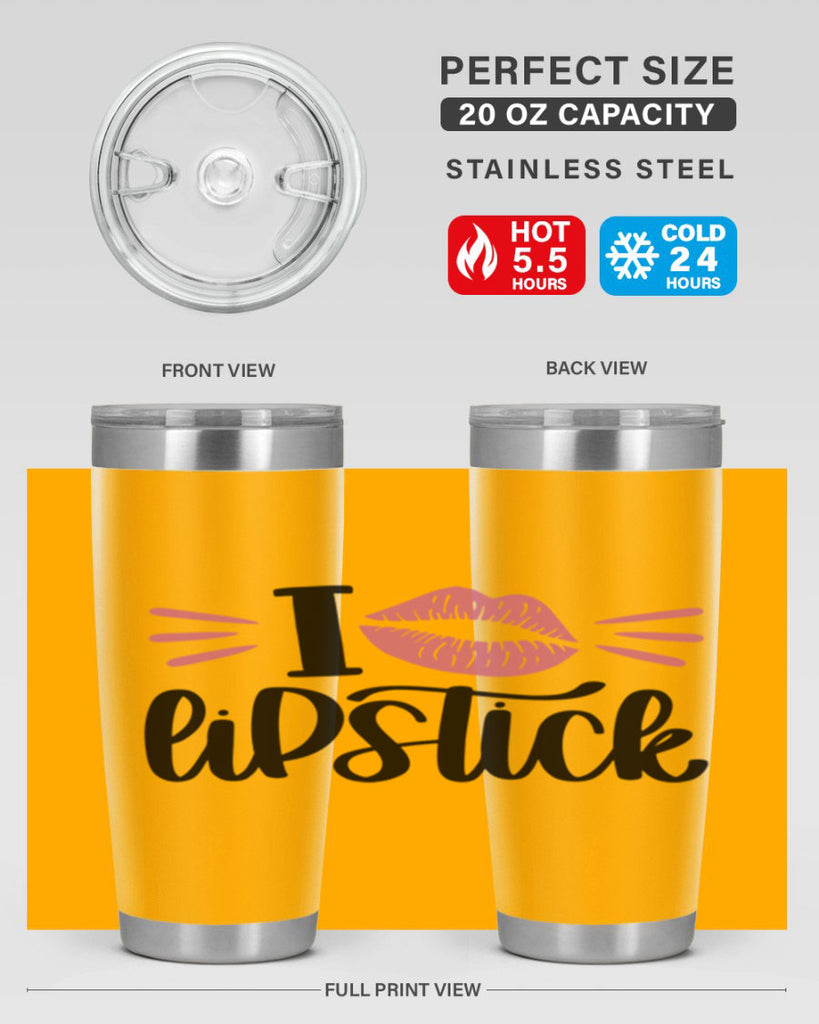 I Love Lipstick Style 86#- make up- Tumbler