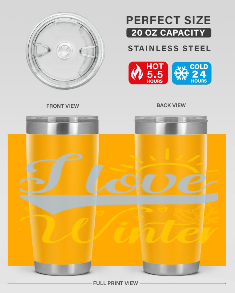I love winter228#- winter- Tumbler