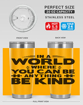 In a world Style 48#- autism- Tumbler