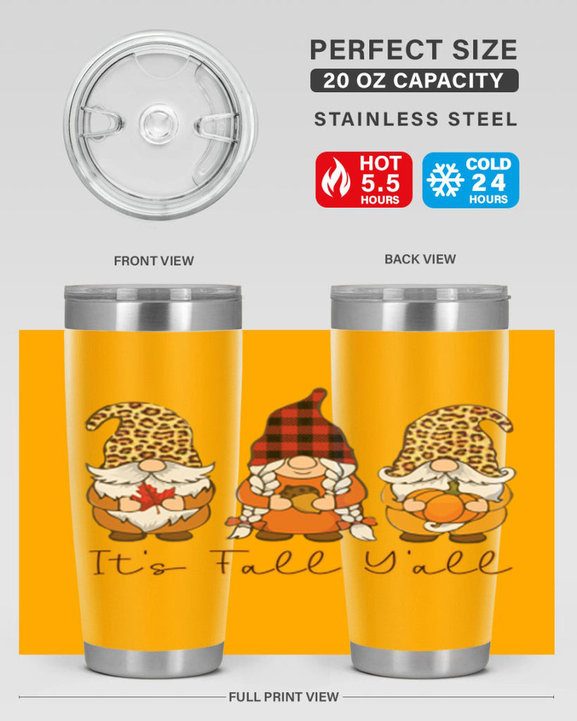 It s Fall Y all Gnome 362#- fall- Tumbler