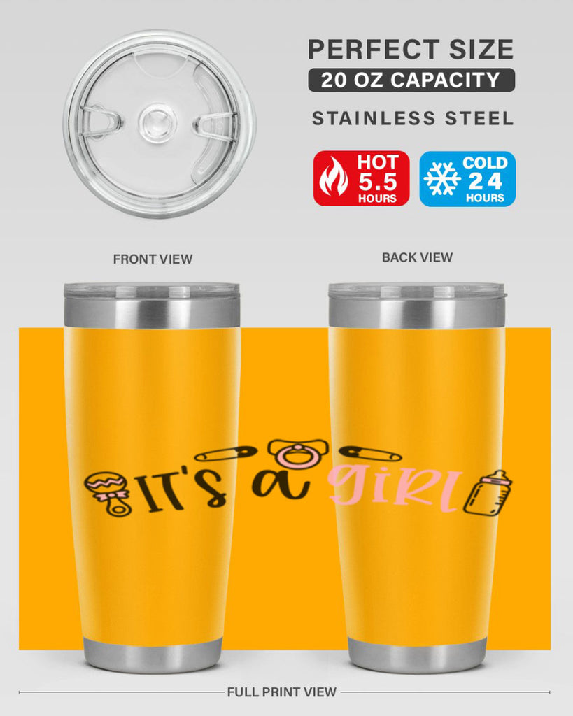 Its A Girl Style 78#- baby- tumbler