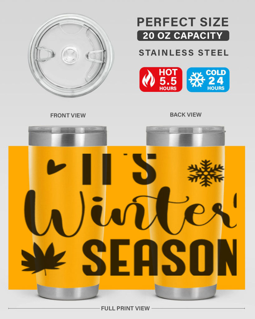 Its Winter Season262#- winter- Tumbler