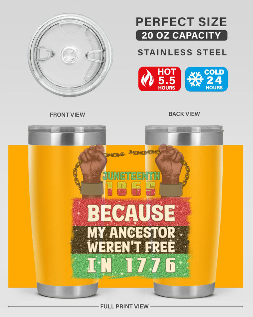 Juneteenth 1865 Ancestor 4#- Juneteenth- tumbler