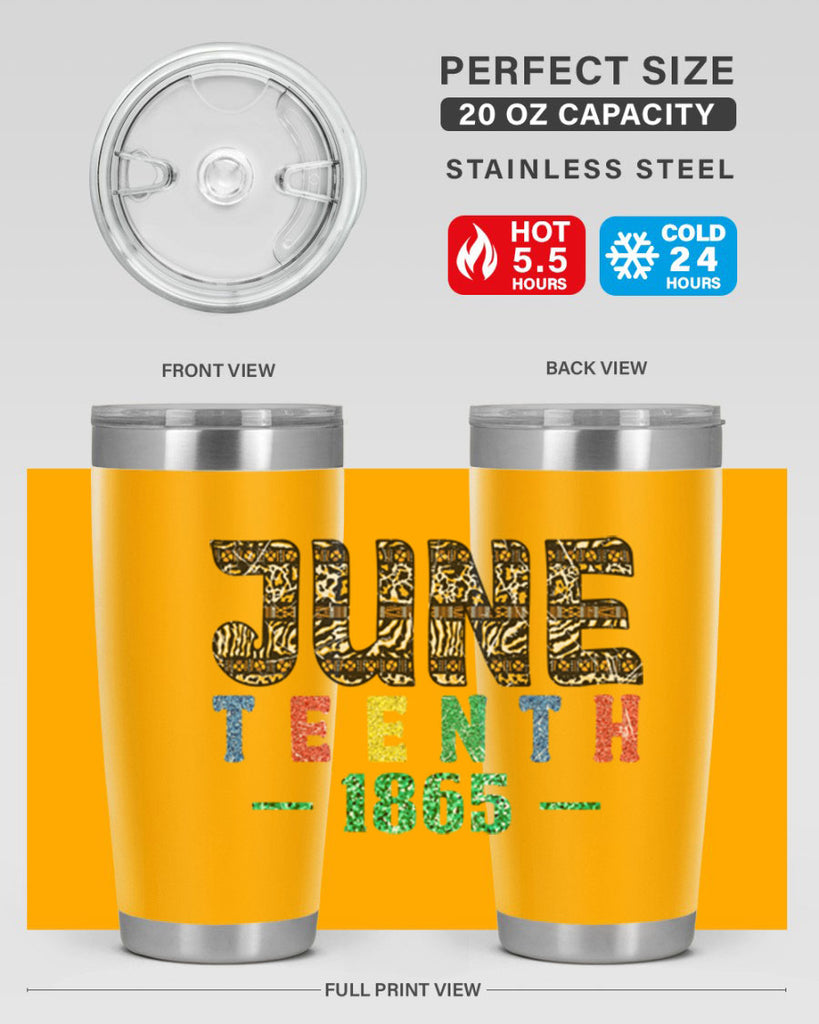 Juneteenth 1865 Png 40#- Juneteenth- tumbler