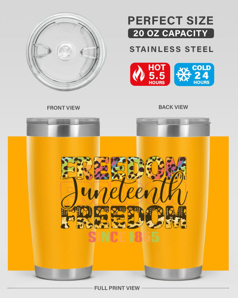 Juneteenth Freedom Since 1865 Png 36#- Juneteenth- tumbler