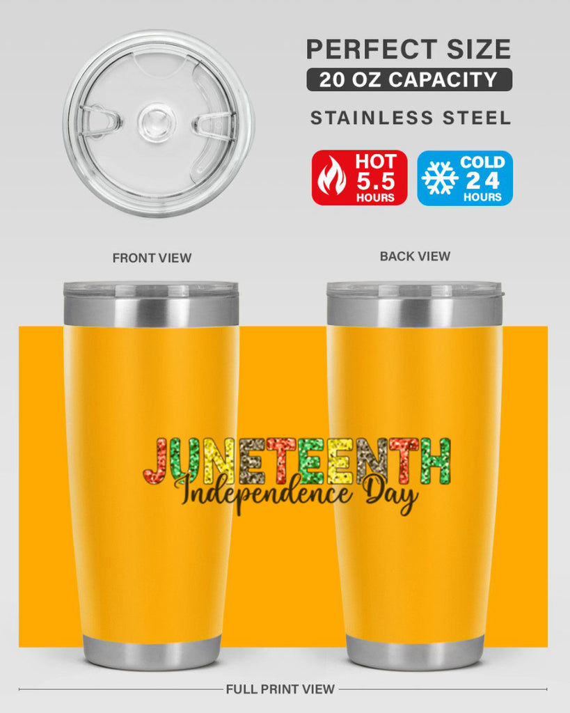 Juneteenth Independence Day 37#- Juneteenth- tumbler