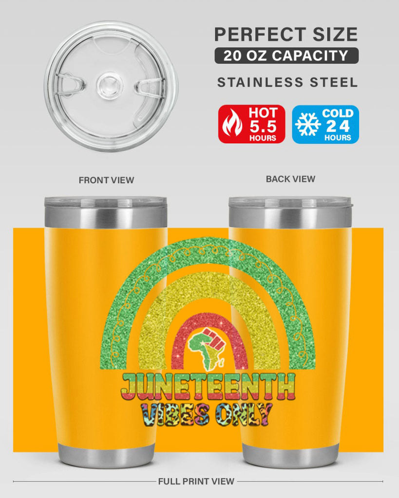 Juneteenth Vibes Only 5#- Juneteenth- tumbler