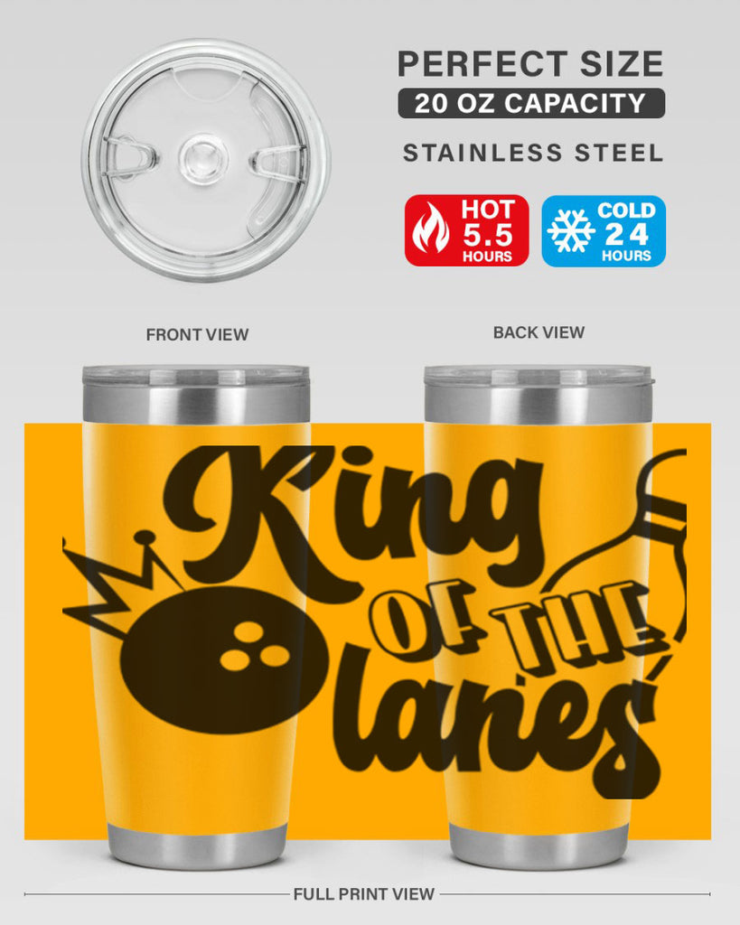 King of the lanes 956#- bowlig- Tumbler