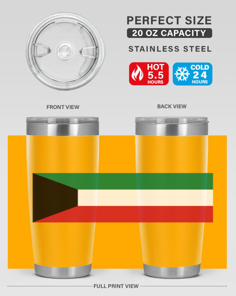 Kuwait 107#- world flags- Tumbler
