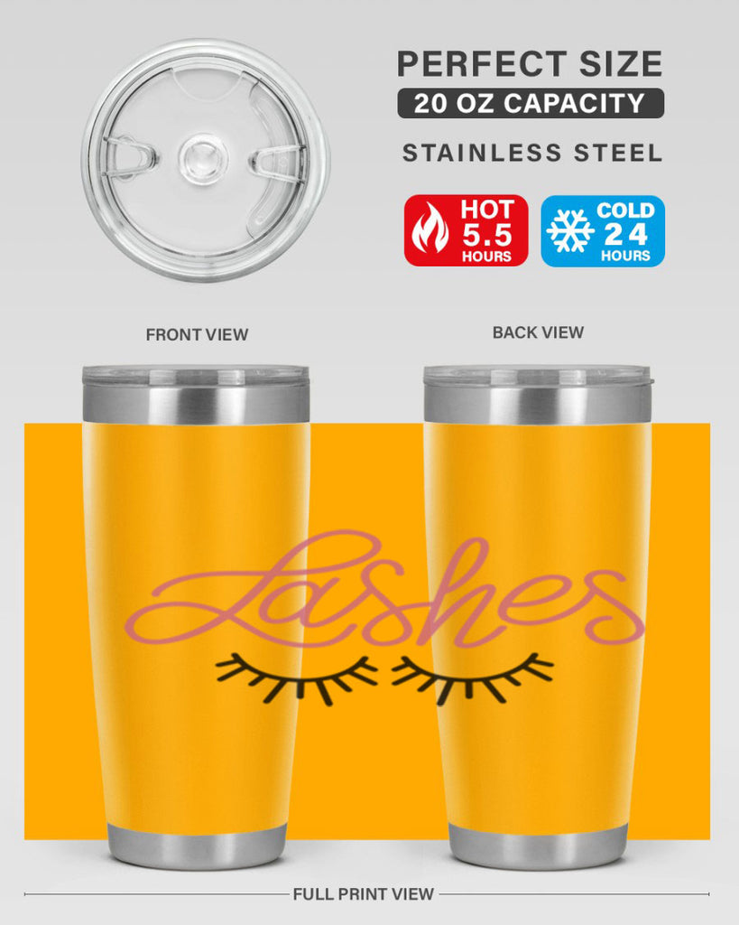 Lashes Style 63#- make up- Tumbler