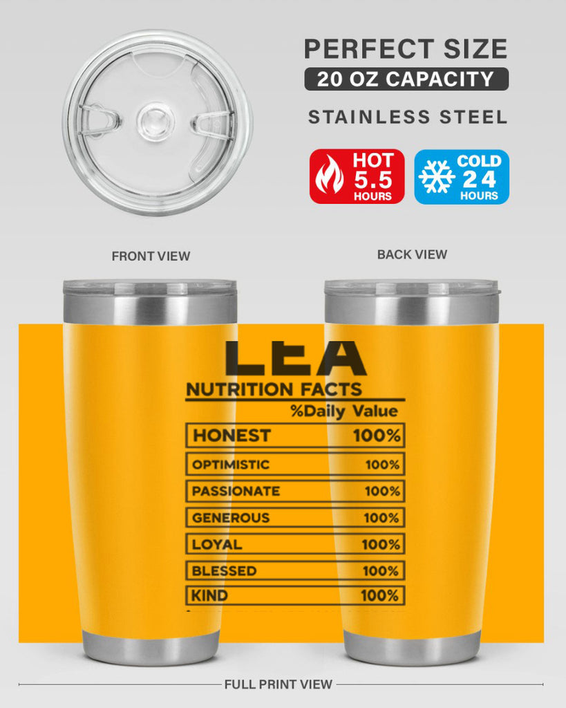 Lea Nutrition Facts 276#- zodiac- Tumbler