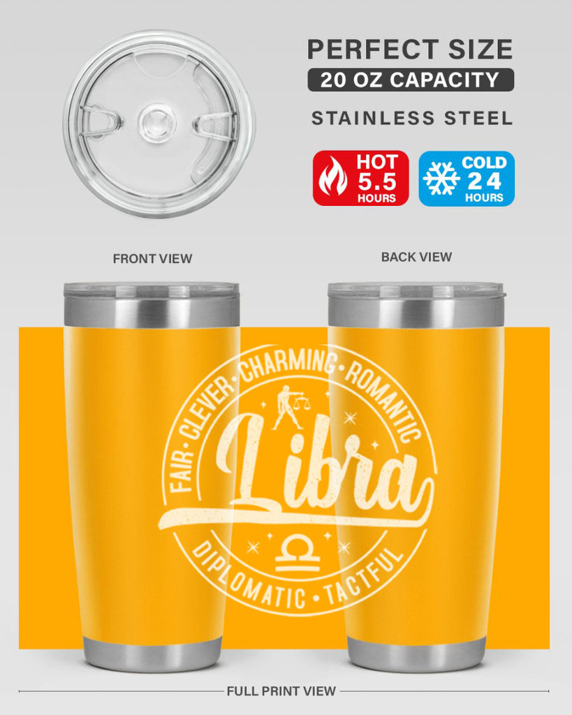 Libra 324#- zodiac- Tumbler
