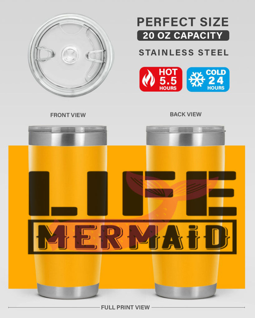 Life mermaid 303#- mermaid- Tumbler