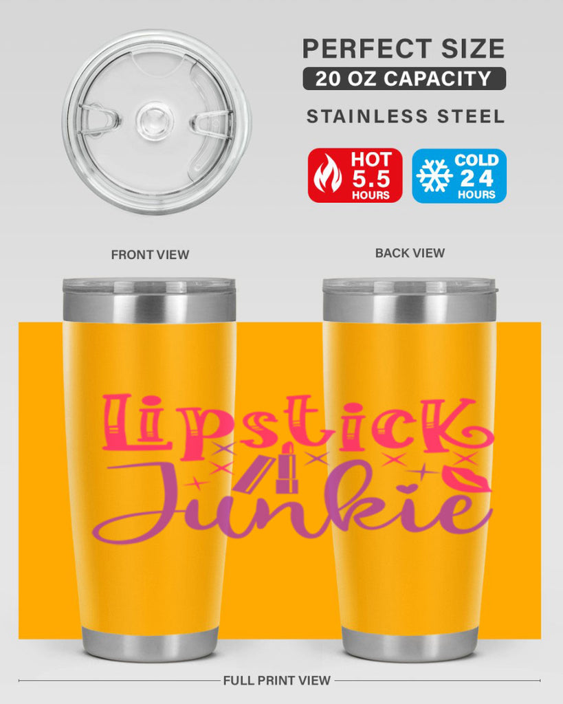 Lipstick Junkie Style 228#- make up- Tumbler