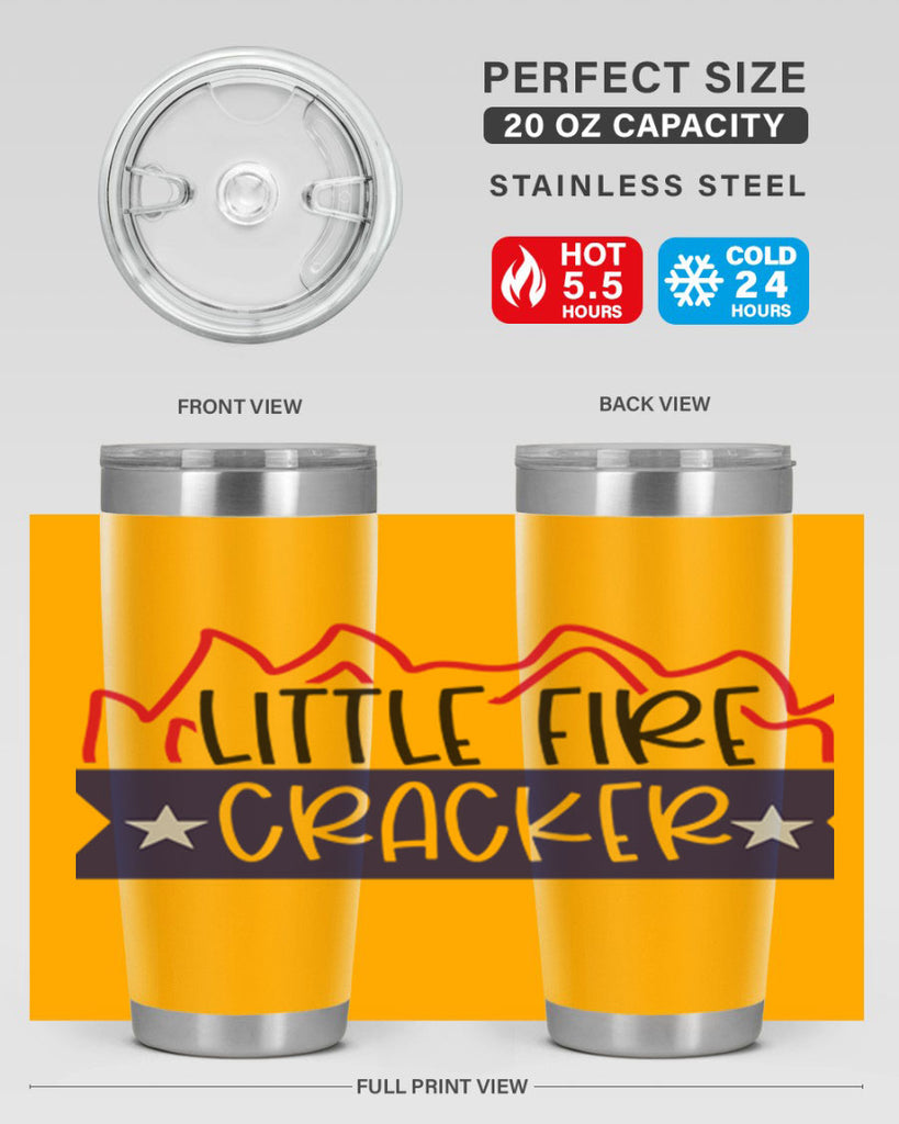 Little Fire Cracker Style 161#- Fourt Of July- Tumbler