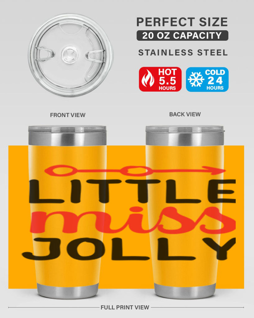 Little miss jolly 306#- winter- Tumbler